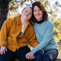 Alyssa and Melissa Cotterill mother and daughter side by side.