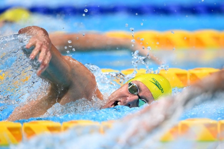 Brenden Hall swimming - photo credit Paralympics Australia