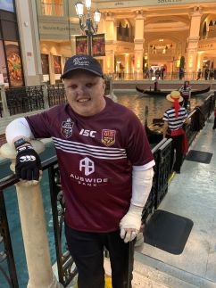 Dean Clifford during his trip in Las Vegas