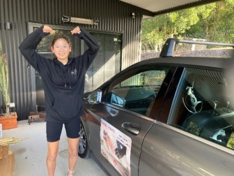 Song and her car