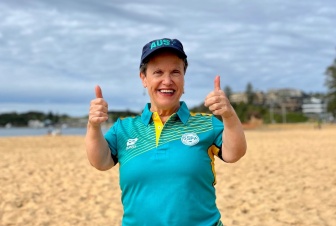 Maree Jenner with two thumbs up