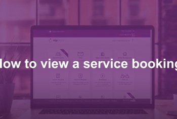 How to view a service booking