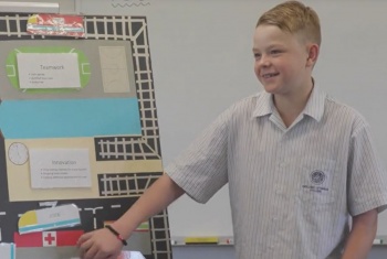 William pursues his passion for robotics
