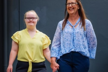 Bridie and Julie Louden together