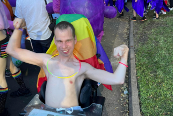 Travis Bellamy at Mardi Gras