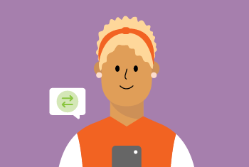 Sharing information tile
